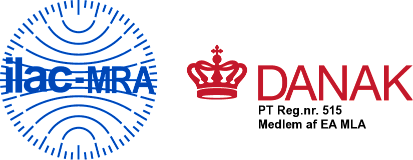 ILAC-MRA og DANAK-logo