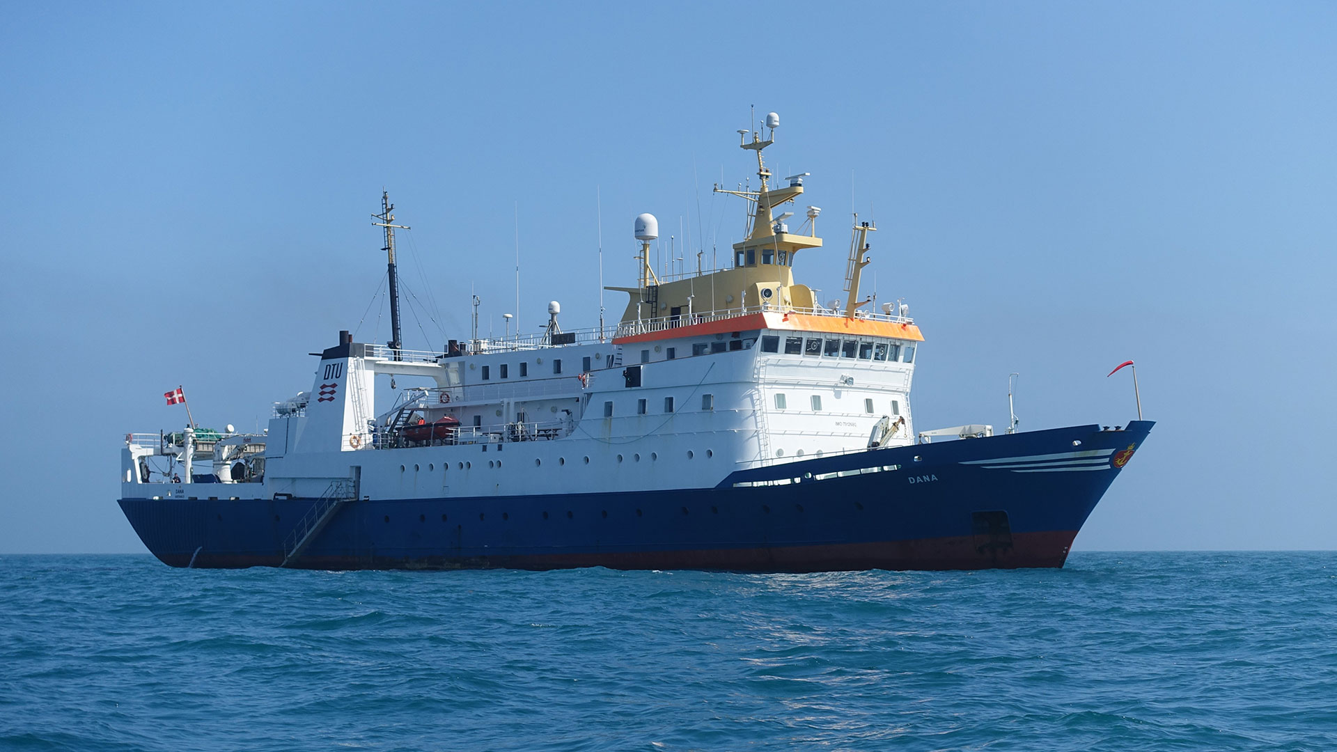 The research vessel Dana IV