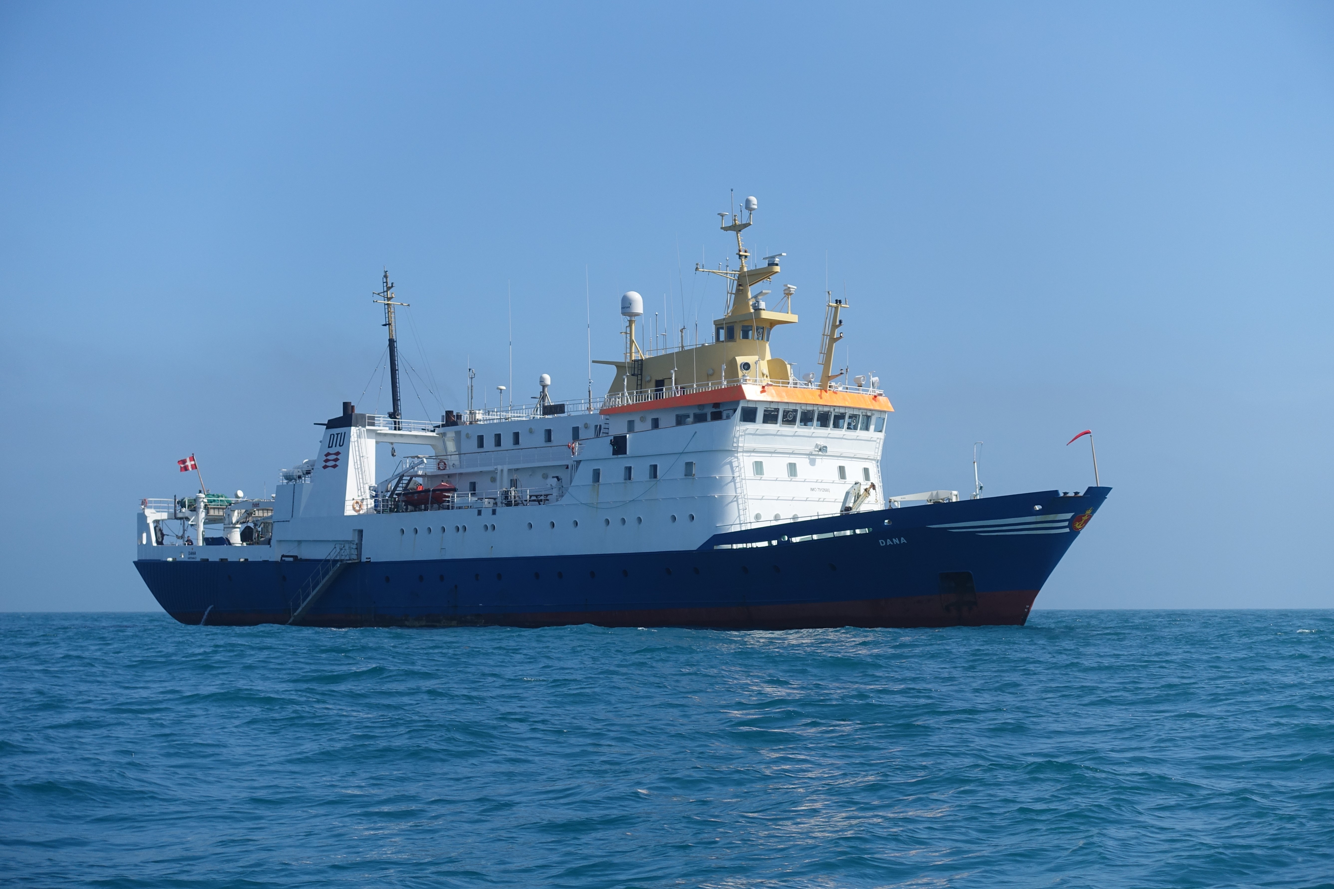 The research vessel Dana IV