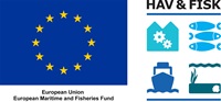 EU flag and Danish EMFF logo